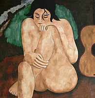 Nude with Guitar